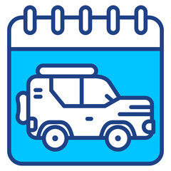 Calendar Simple Vector Icon Collection