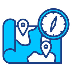 Map Simple Vector Icon Collection