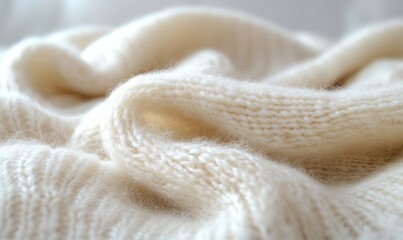 wool texture background bathed in a gentle color palette. The aesthetic minimalism style radiates elegance and softness, perfect for calming visuals or as a backdrop for design, Generative AI