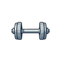 Fototapeta premium Flat colored gym equipment vector illustration with transparent background 