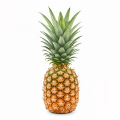Fototapeta premium pineapple on white background