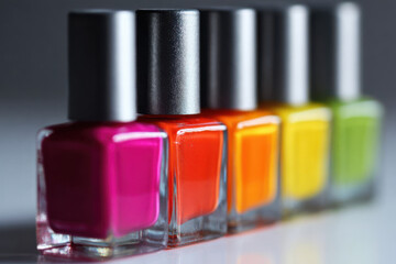 Nail polish, colors