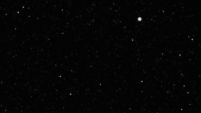Animated starfield background with twinkling stars