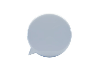Isolated speech balloon for message communication on social network services
