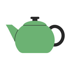 Obraz premium Green Teapot Icon