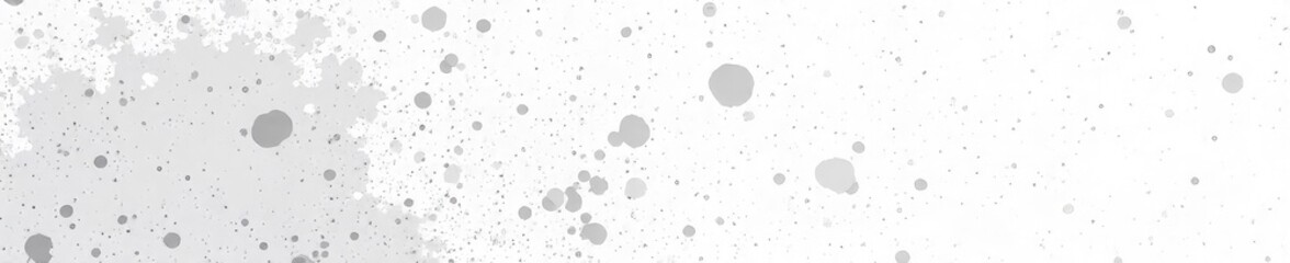 White Paint Splatter Texture Chaotic Drips and Splashes on Pristine White Background, Ideal for Grunge Design Projects