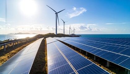 Coastal Solar & Wind Energy Farm (2)