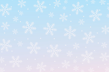 Winter background with falling snow