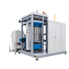 Polypropylene filter press with hydraulic plate shifting for sludge dewatering in wastewater plants 