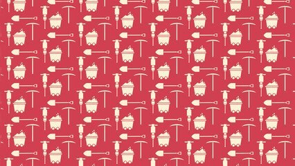 Mining crystal vector pattern  