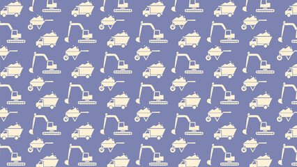 Fototapeta premium Mining crystal vector pattern 