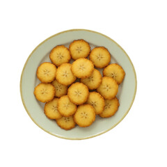 Sri Lankan Banana Fritters (Pazham Pori) - A sweet snack made by dipping ripe bananas in a flour batter and