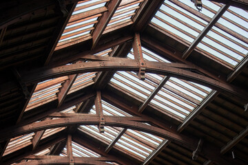 Interior of Copenhagen Central Station, Copenhagen, Denmark.
