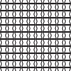 A seamless textile pattern featuring bold black pointing up and down in a simple, geometric, and modern style. Perfect for fabrics, wallpapers, wrapping paper, and digital backgrounds