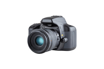 Fototapeta premium Photograph of a digital camera showcasing its design and features 