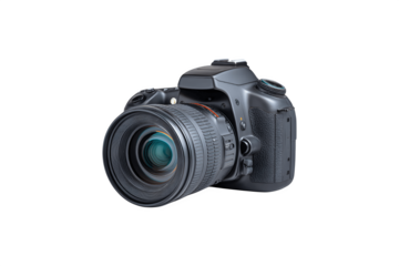 Photograph of a digital camera showcasing its design and features
