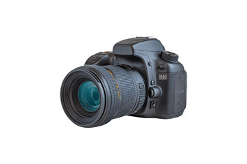 Fototapeta premium Photograph of a digital camera showcasing its design and features 