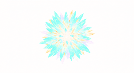 Radiant Abstract Floral Design in Pastel Hues.