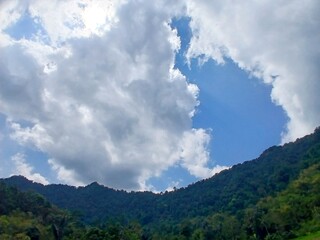 Beautiful View of Cloudy Sky
