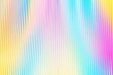 A vibrant and shimmering abstract background transitions through a spectrum of pastel colors, featuring a textured, ribbed pattern that creates a sense of depth and movement