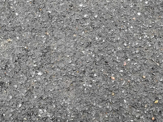Close-Up of Fresh Asphalt Road Texture