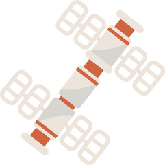 International Space Station Orbiting Planet Earth