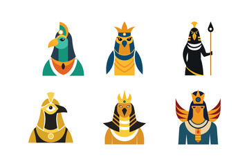 Horus God of the Sky Majestic Bird Faced