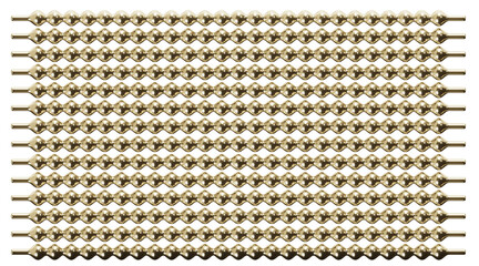 Gold Metallic Decorative Bar with Straight Patterns - transparent PNG	