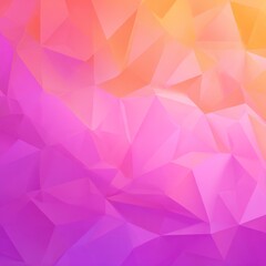 Obraz premium Pink and purple gradient background with orange tone in low-poly minimalist vector illustration, flat design with professional color grading.