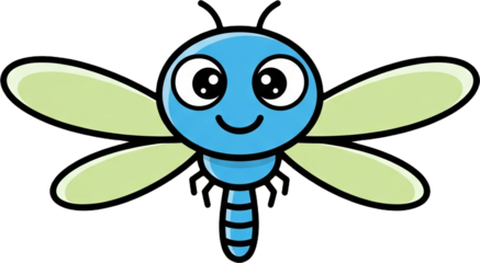 Cute dragonfly