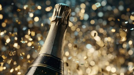 The excitement of ringing in 2026 emerges as champagne pops and confetti fills the air. People revel in the joyful atmosphere, celebrating the New Year with laughter and cheer