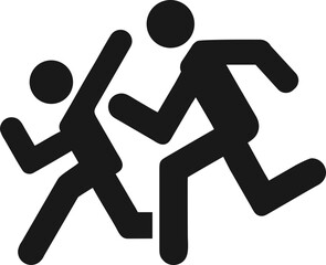 No Running Pictogram