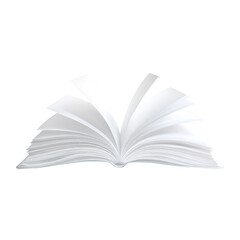 Fototapeta premium Open book, white pages