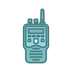 walkie talkie icon vector design template elegant style