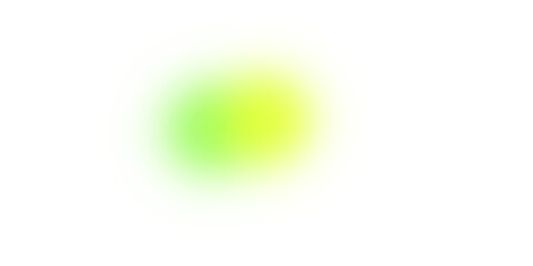 Yellow Green Gradient Glow Effect with Abstract Faded Circle Light Transparent Isolated PNG Background