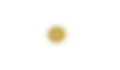 Golden round gradient with smooth light glow, abstract minimal design, transparent PNG