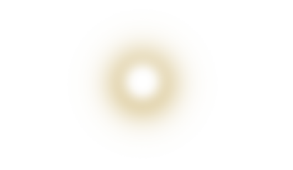 Golden yellow spotlight faded glow round light effect for abstract design PNG
