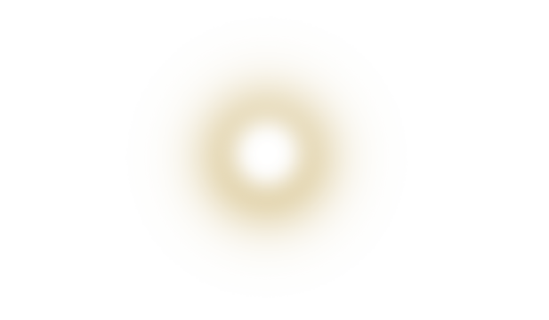 Golden yellow spotlight faded glow round light effect for abstract design PNG