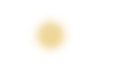 Yellow Glow Gradient Circle Halo Light Spotlight Decorative Effect Transparent Background
