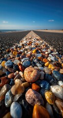 Pebble Path to the Ocean Horizon