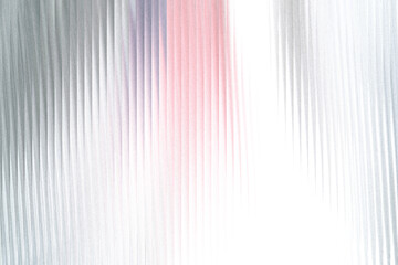 Fototapeta premium A textured abstract background with vertical lines and subtle pink and purple hues fading into white