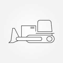 bulldozer icon symbol illustration vector eps10 logo template design pattern seamless bright minimal design flat design realistic style simple design modern design © dera