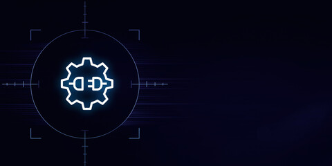 Obraz premium Building a connected digital environment where data, processes, and applications interact seamlessly to drive innovation and growth