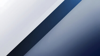 Abstract diagonal gradient of cool blue and silver tones with a bright light streak