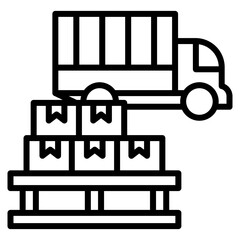 Cargo Pallet Icon