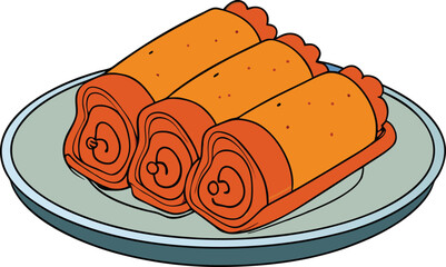 slices of bread on a plate