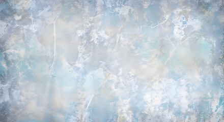 Fototapeta premium light blue and white marbled texture, ethereal and dreamy, ideal for serene backgrounds, abstract designs, or calming visual effects