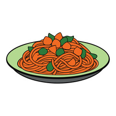 grilled salmon steak with vegetables