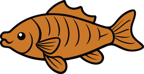 fish on a white background