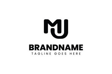 Letters MJ Monogram Logo, suitable for any brand with JM or MJ initials